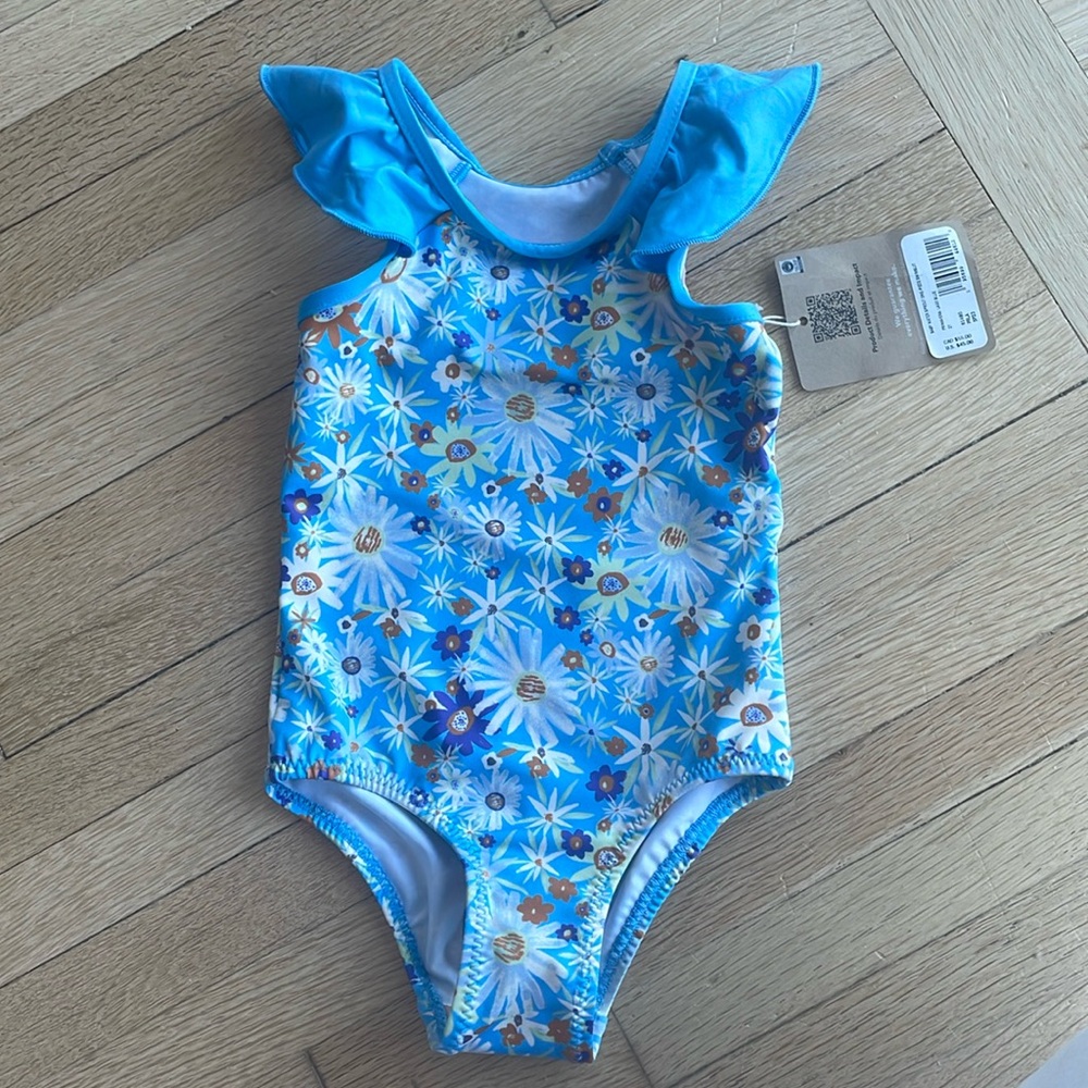 NWT Patagonia One Piece Swimsuit. Size 2T